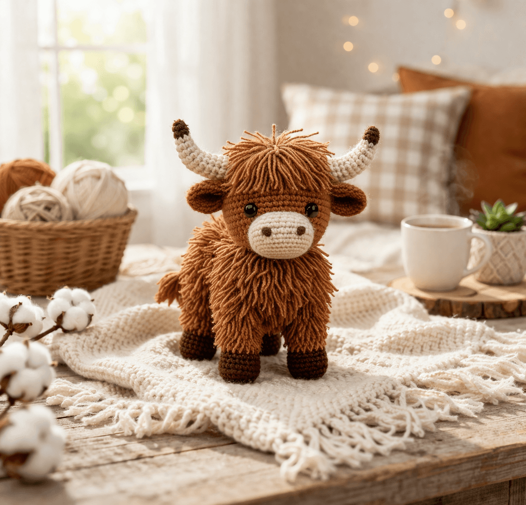 Highland Cow Crochet Pattern