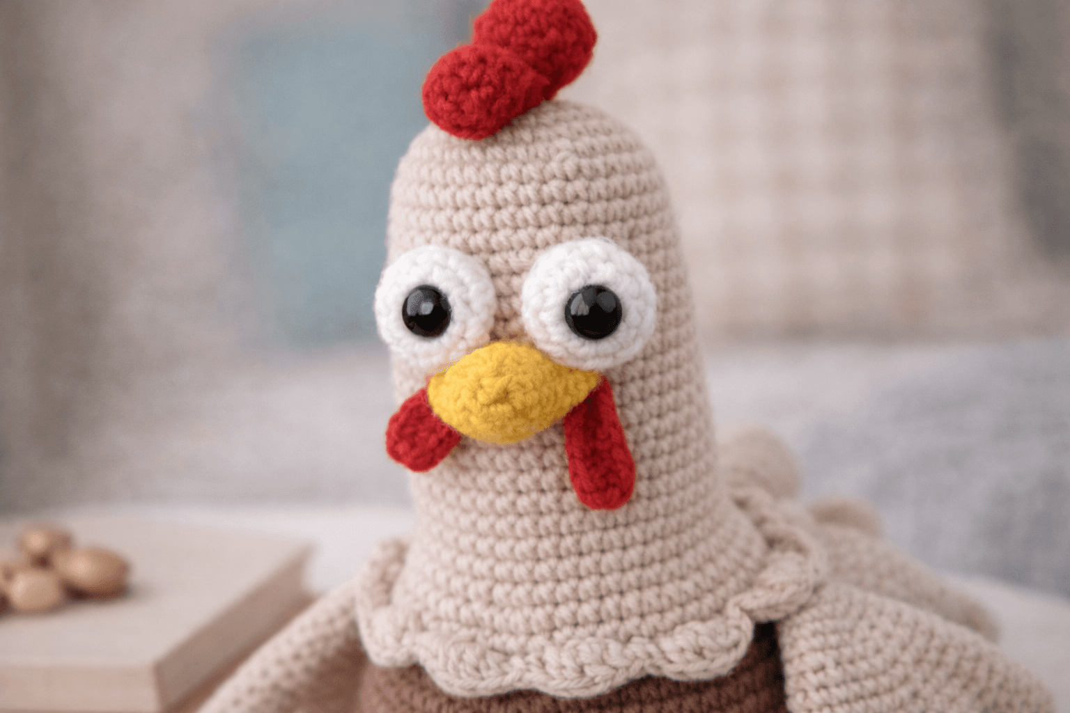Rooster Amigurumi Crochet Pattern