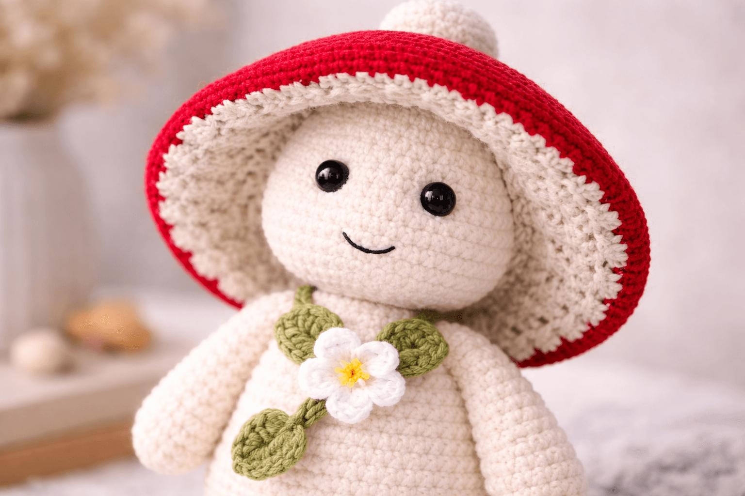 Mushroom Guy Crochet Pattern