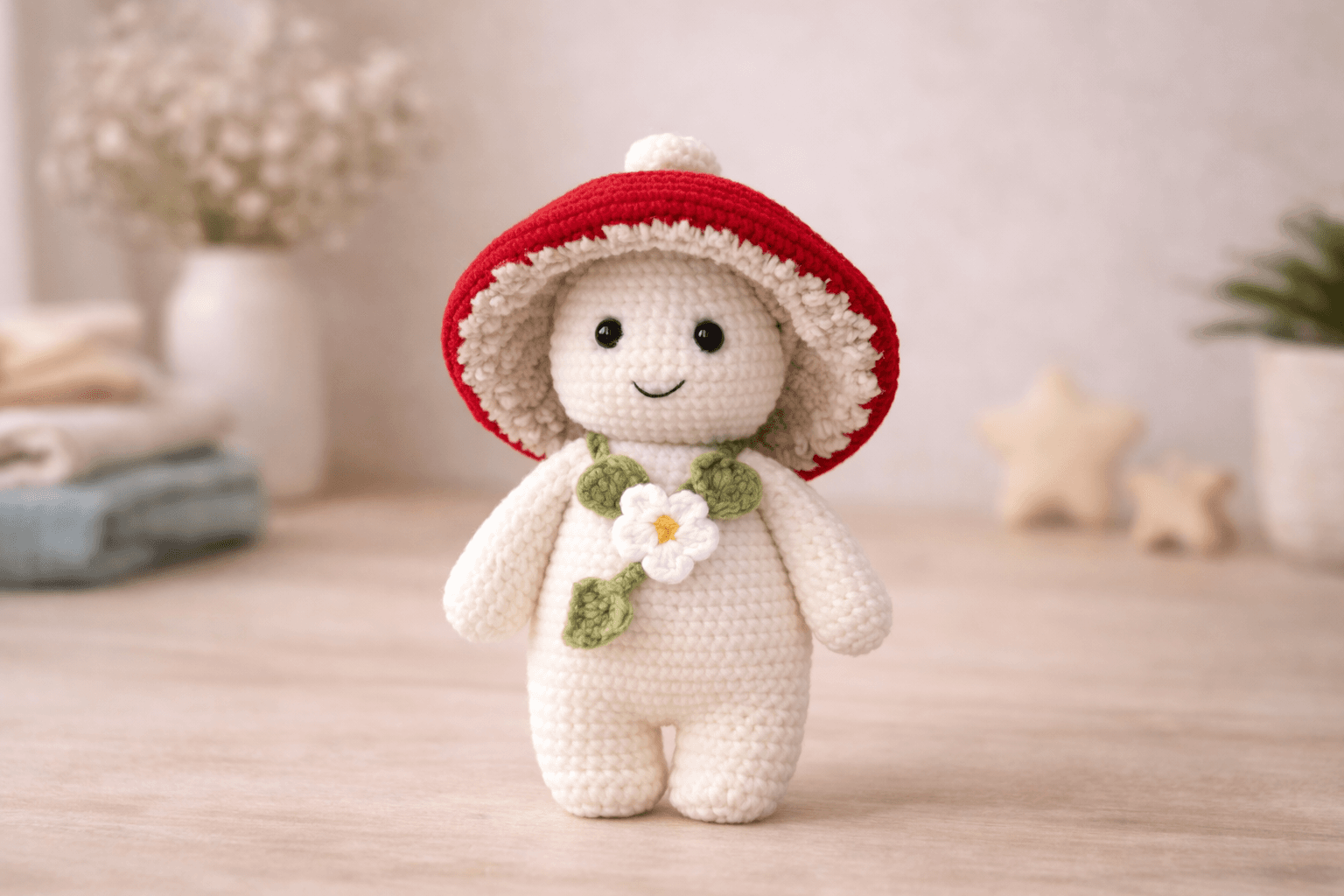 Mushroom Guy Crochet Pattern