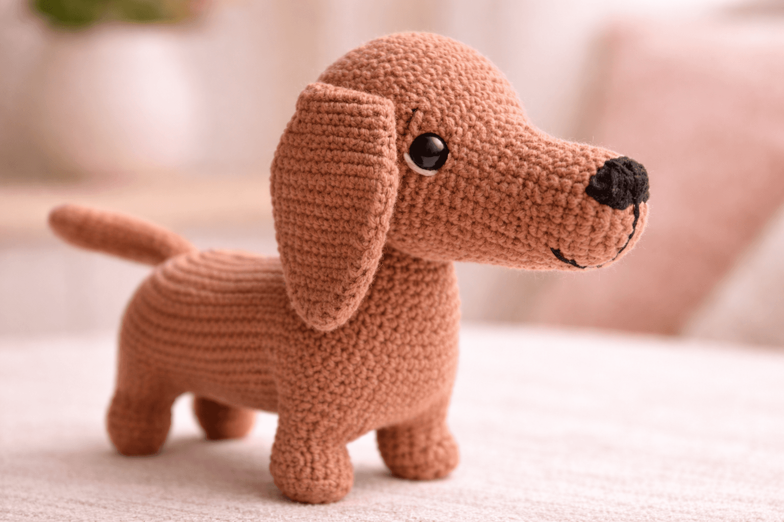 Dachshund Dog Crochet Pattern