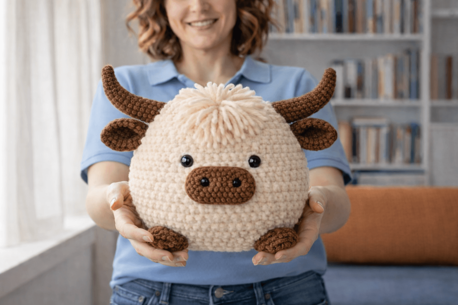 Cow Pillow Crochet Pattern