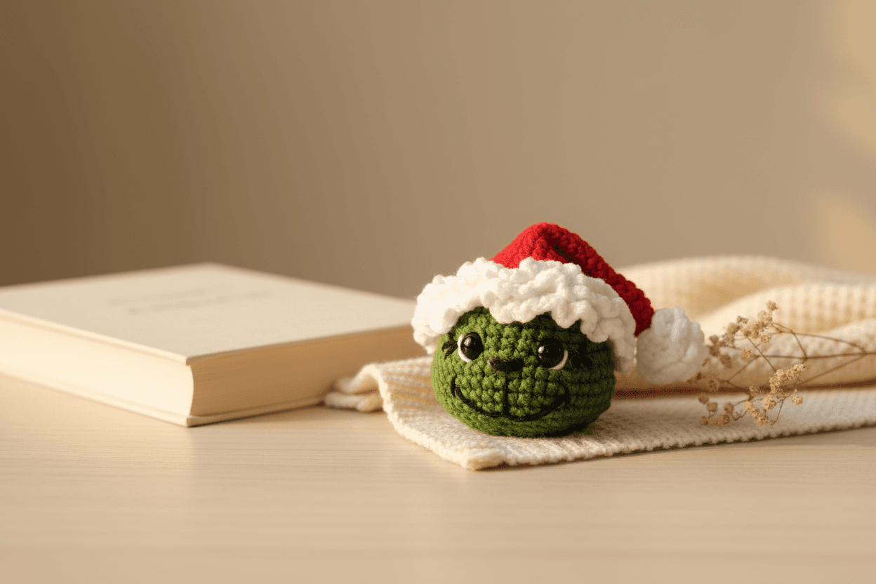 Grinch Amigurumi Crochet Pattern