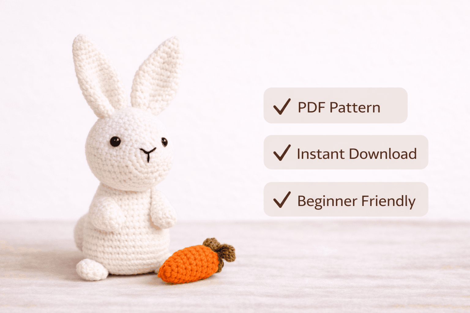 Bunny Amigurumi Crochet Pattern