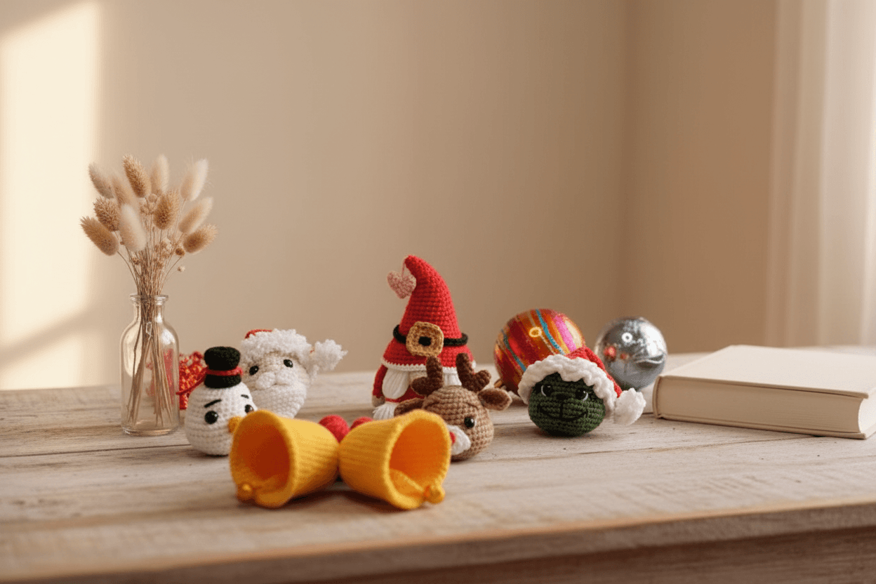 Christmas Ornament Crochet Pattern Bundle