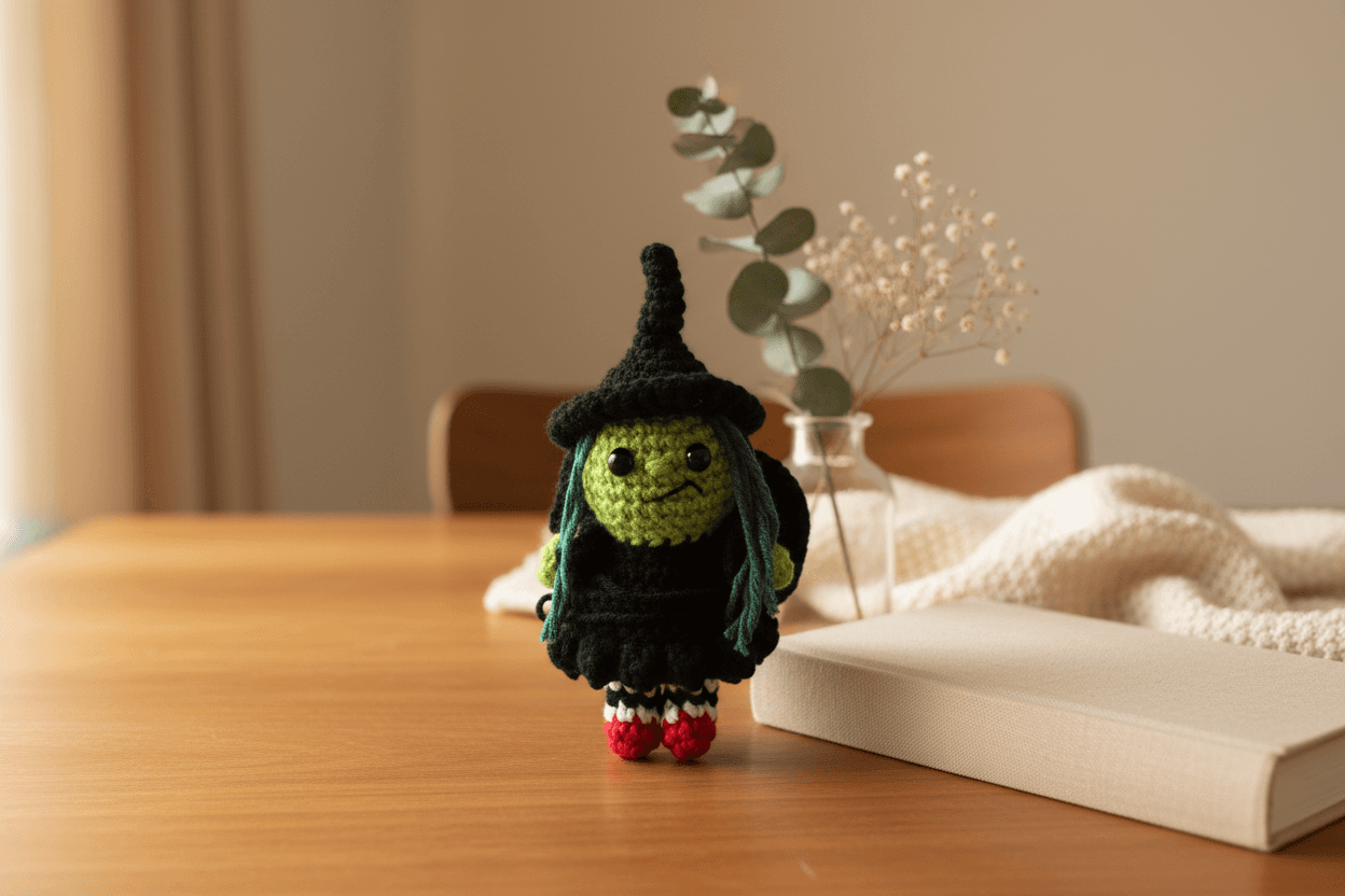 Mini Witch Amigurumi Crochet Pattern