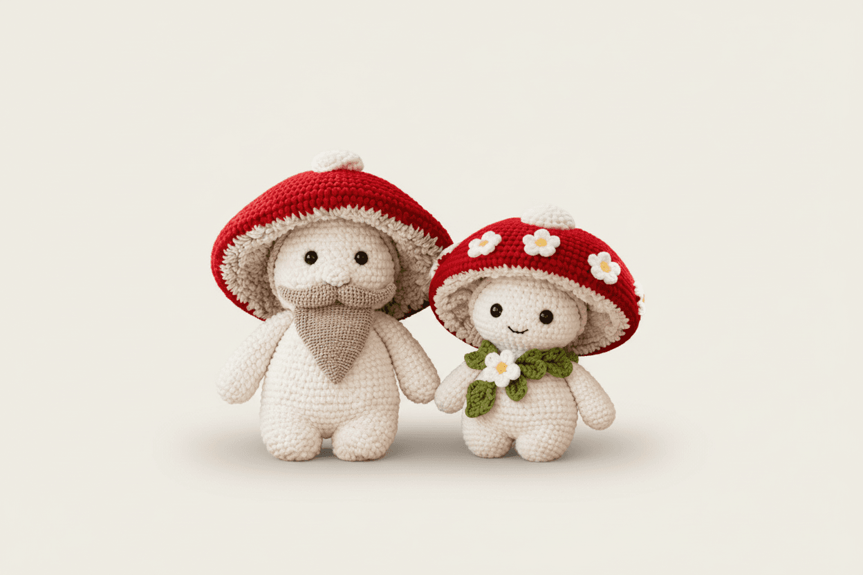 Mushroom Crochet Pattern Bundle