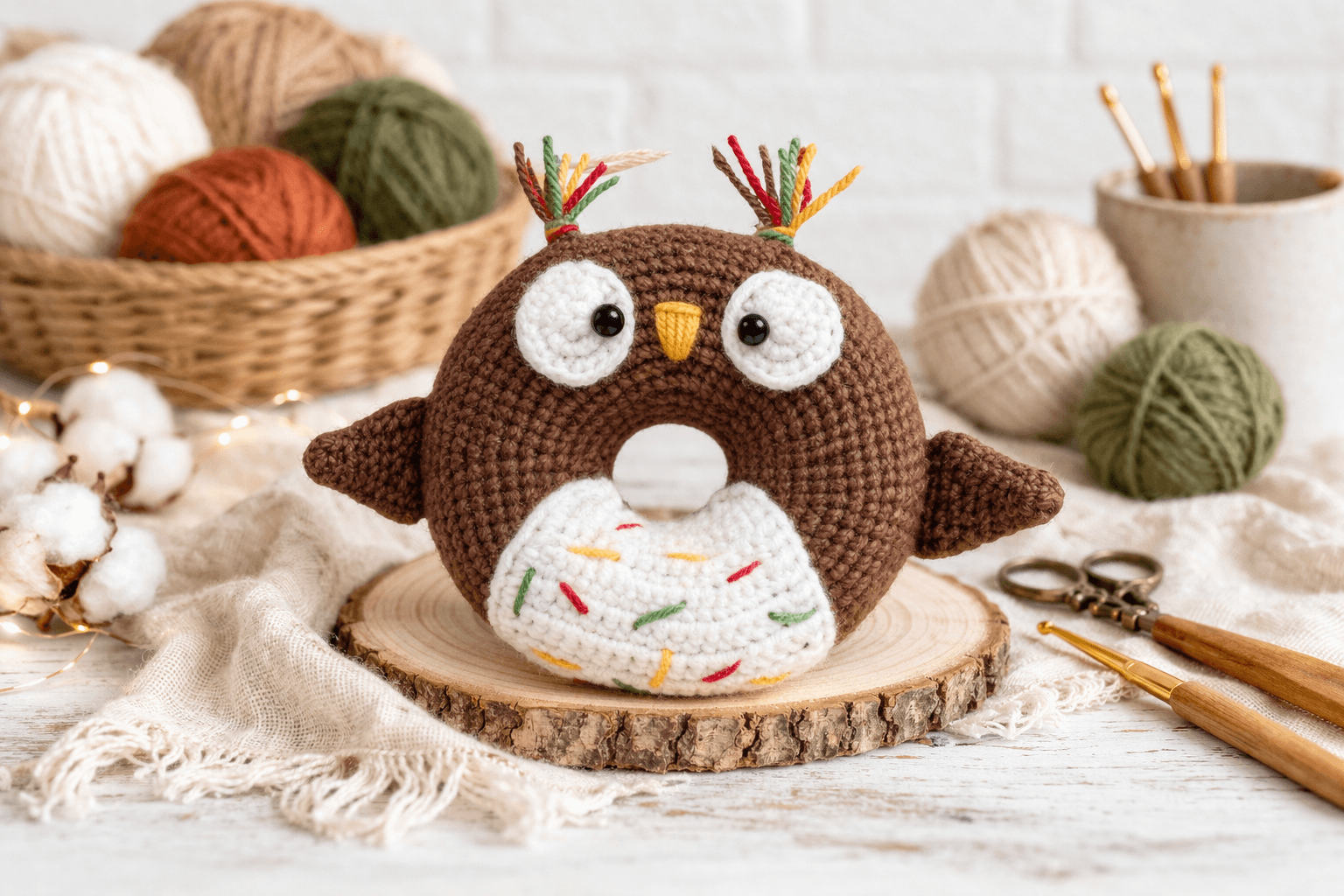 Owl Donut Crochet Pattern