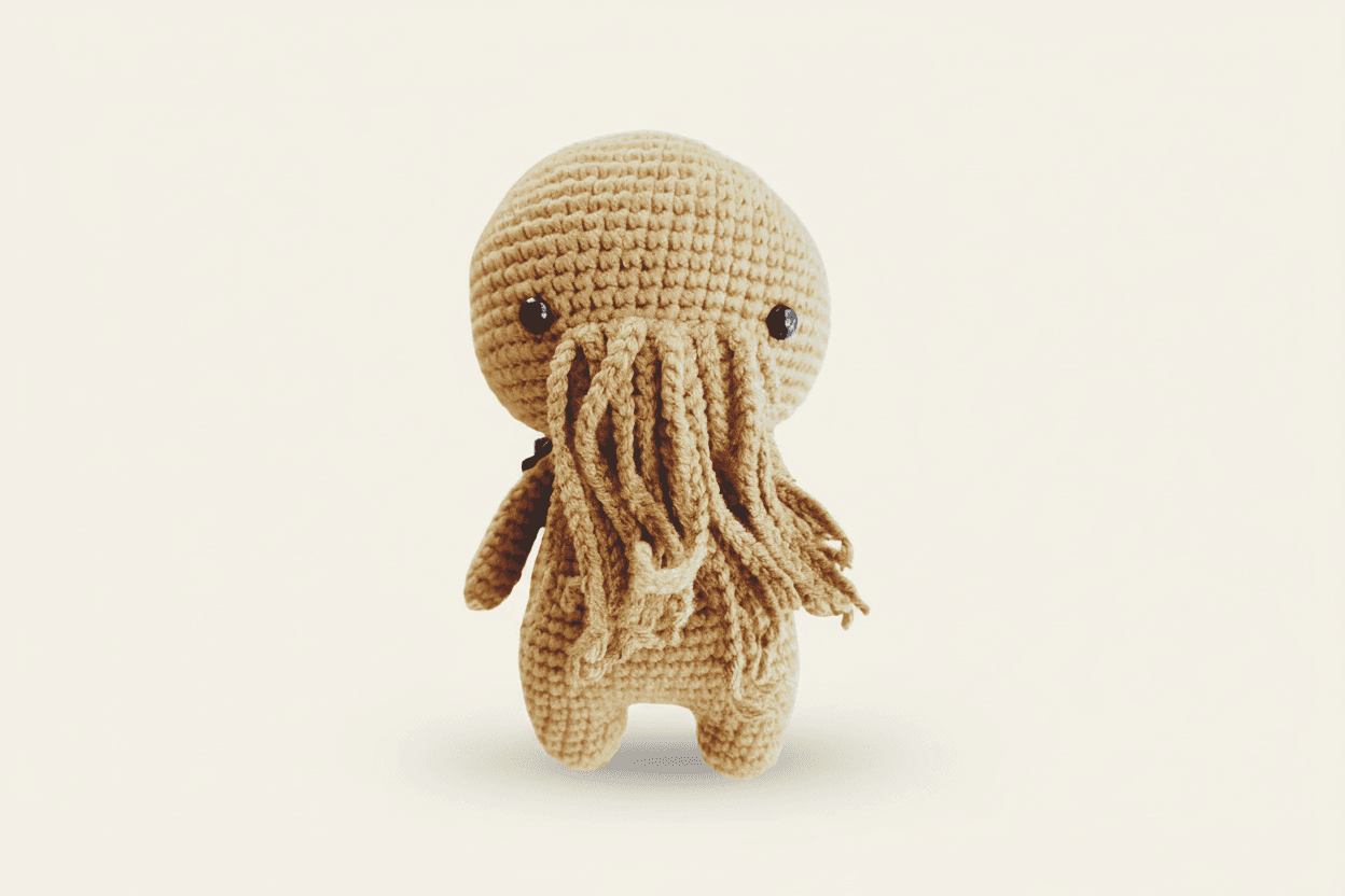 Baby Cthulhu Amigurumi Crochet Pattern