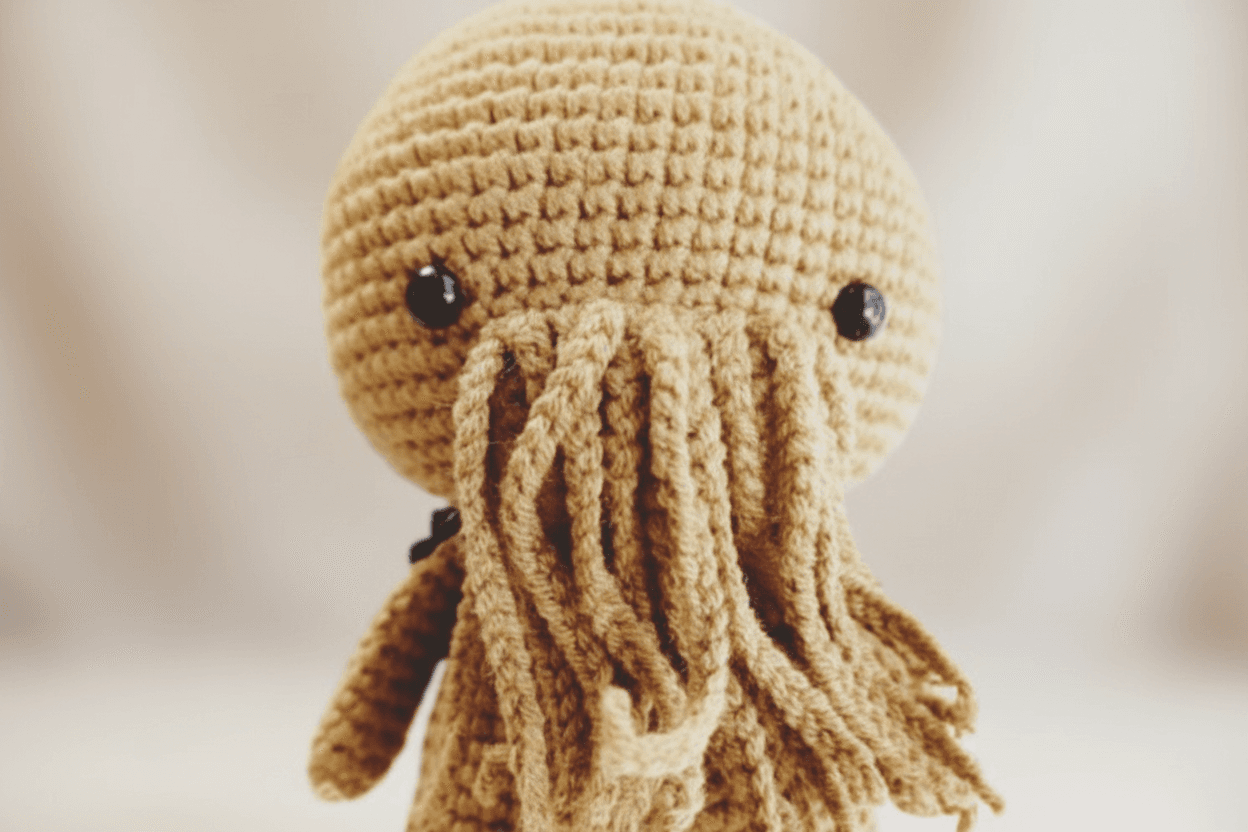 Baby Cthulhu Amigurumi Crochet Pattern