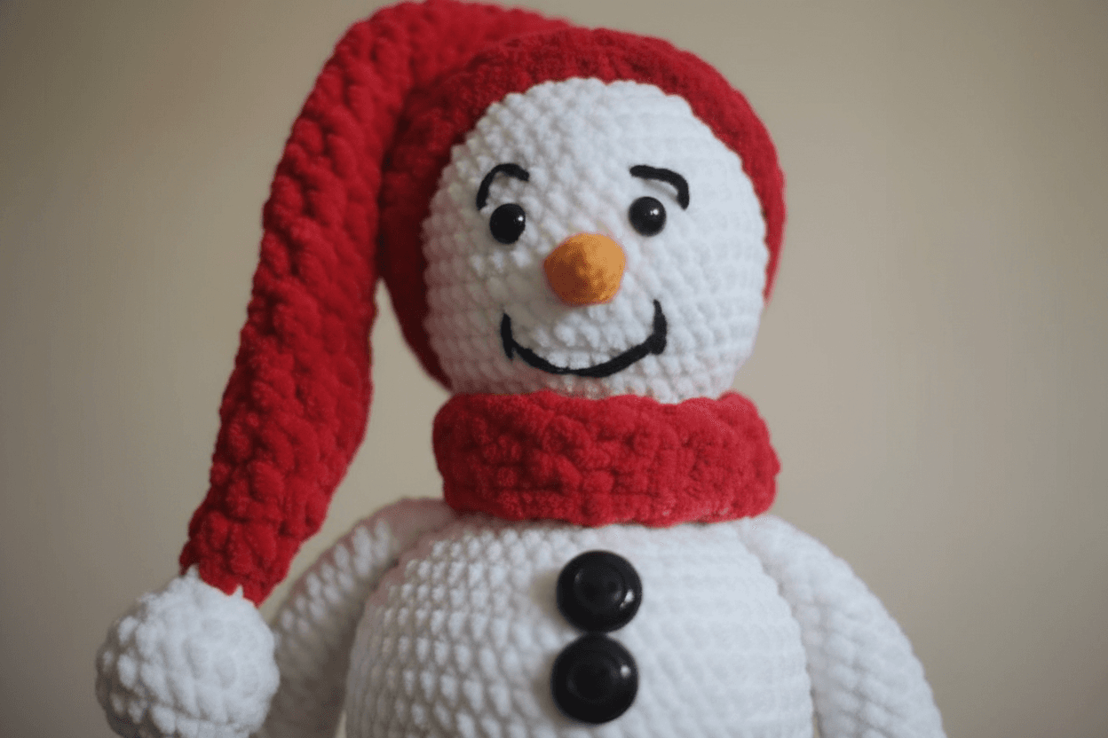 Snowman Amigurumi Crochet Pattern