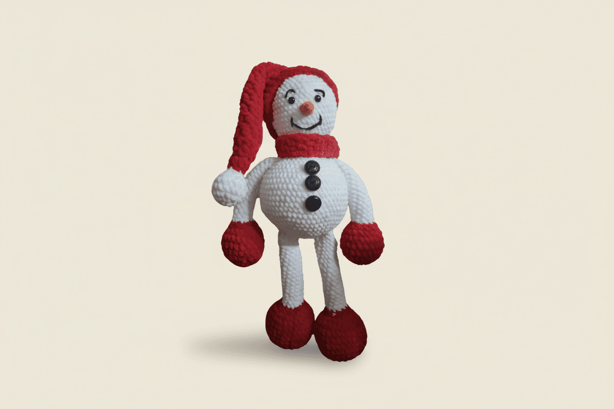 Snowman Amigurumi Crochet Pattern