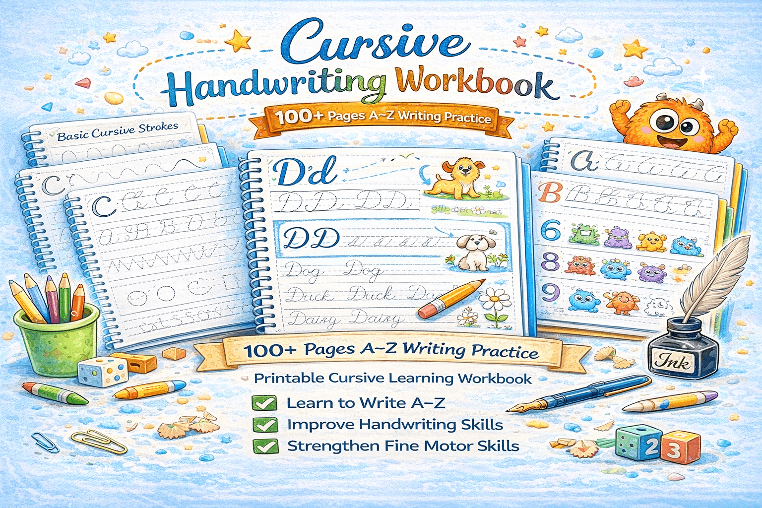 Cahier d’Écriture Cursive PDF