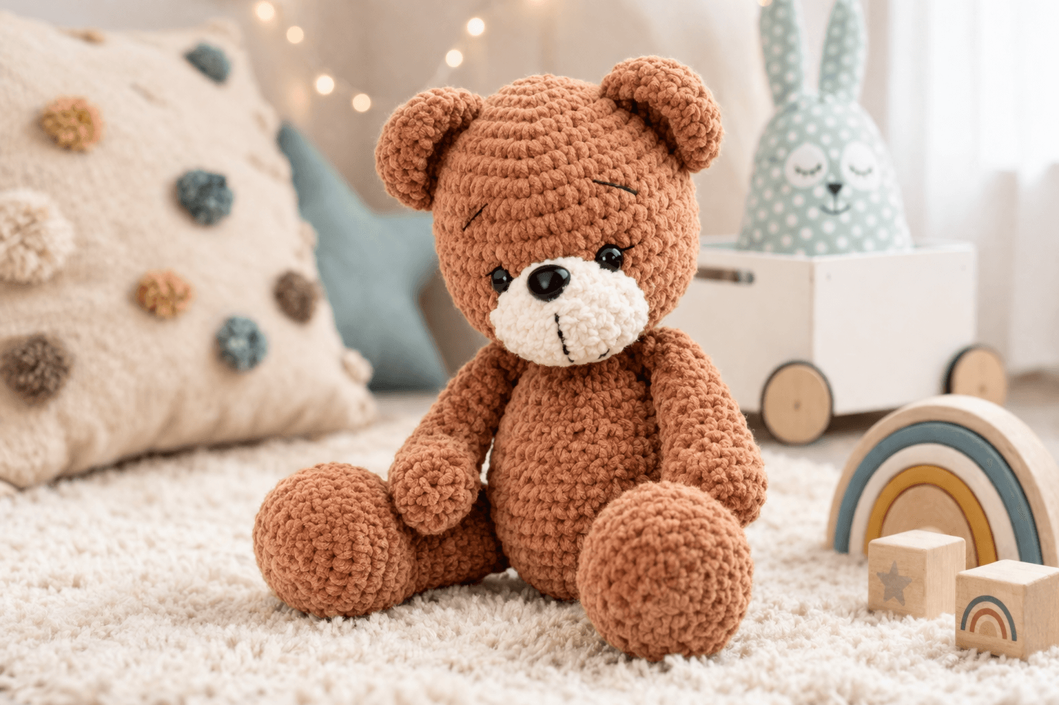 Teddy Bear Amigurumi Crochet Pattern