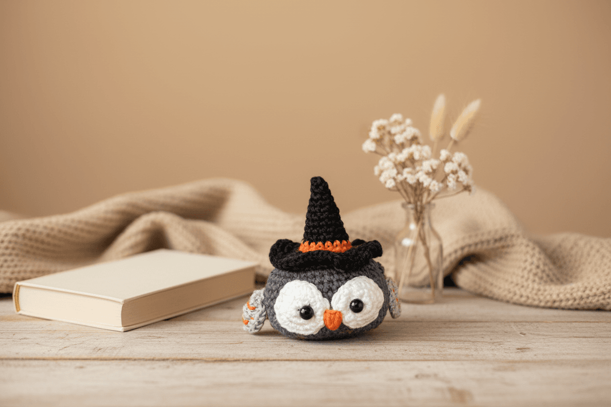 Owl Pumpkin Crochet Pattern