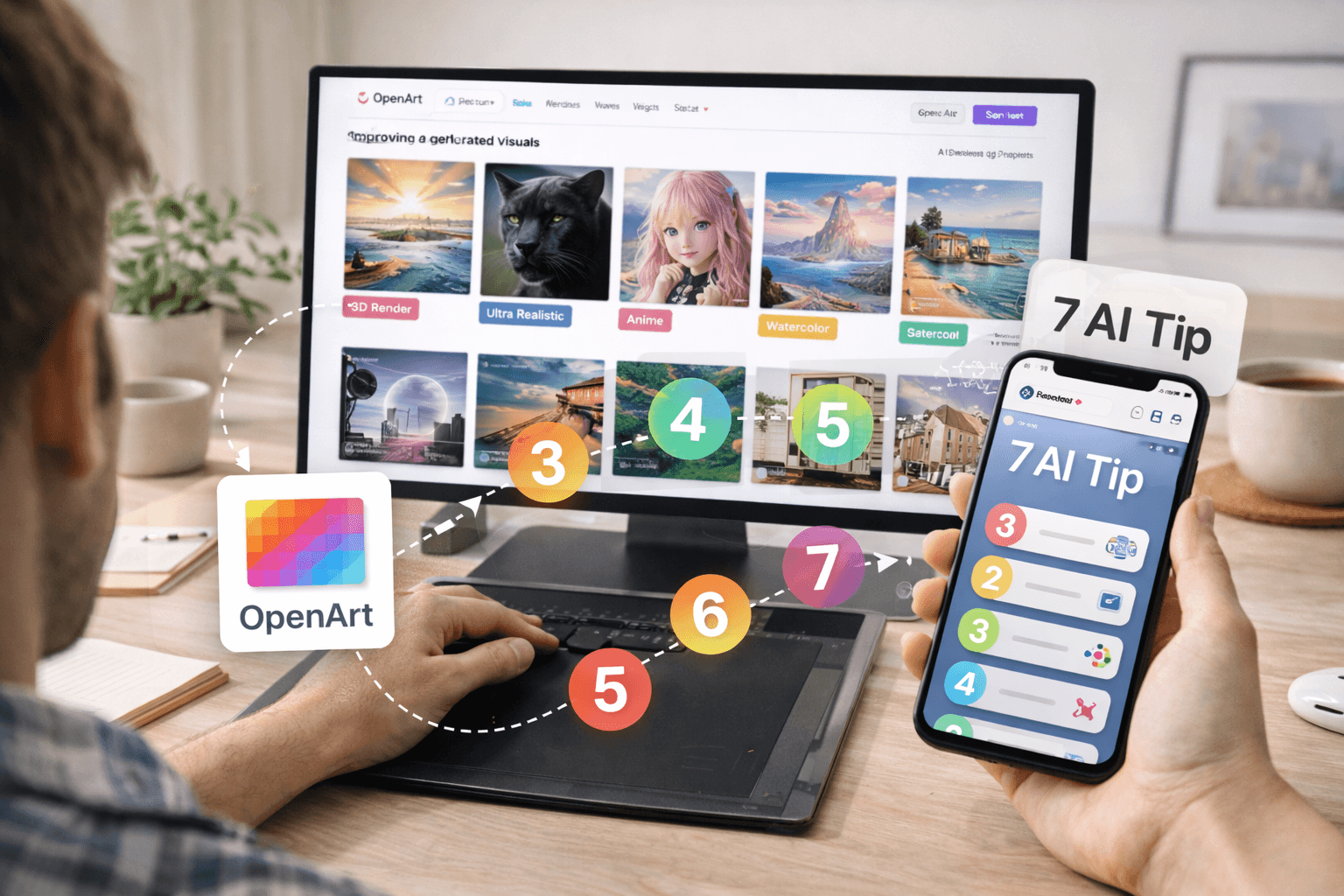 7 Praktische Tips voor het Produceren van Betere AI-Afbeeldingen met OpenArt