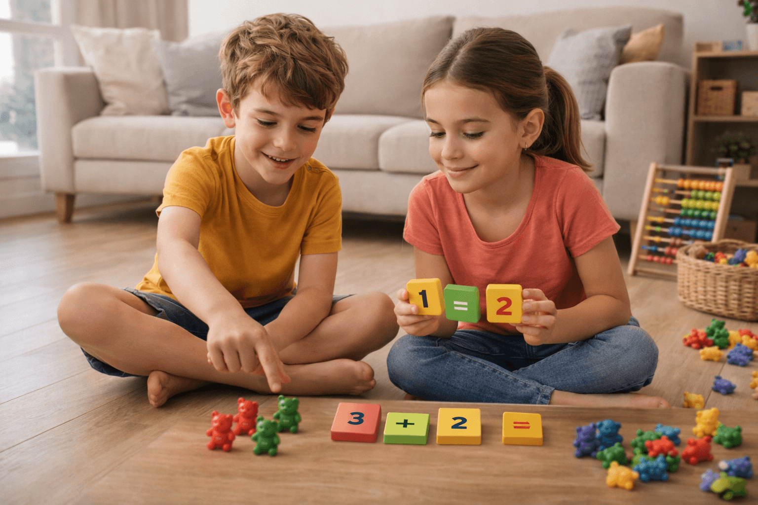 Basis van Rekenen bij Kleuters: Spelletjes ter Voorbereiding op Optellen en Aftrekken