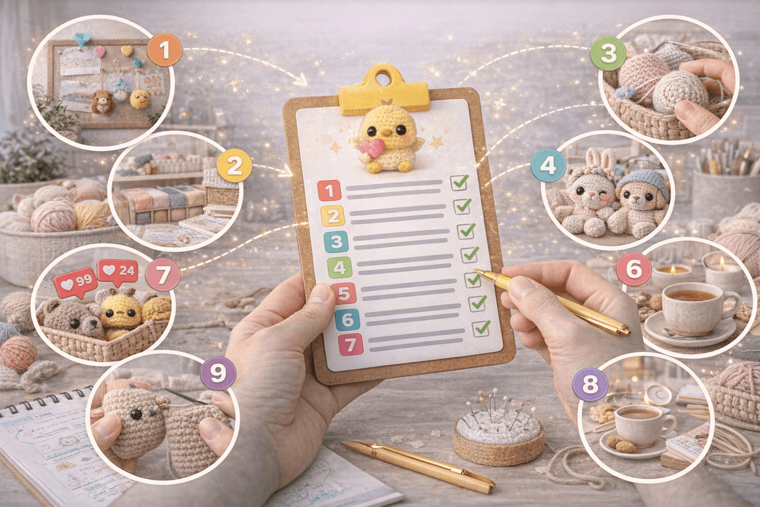 De Meest Effectieve Manieren om Motivatie en Geduld te Bewaren bij het Maken van Amigurumi