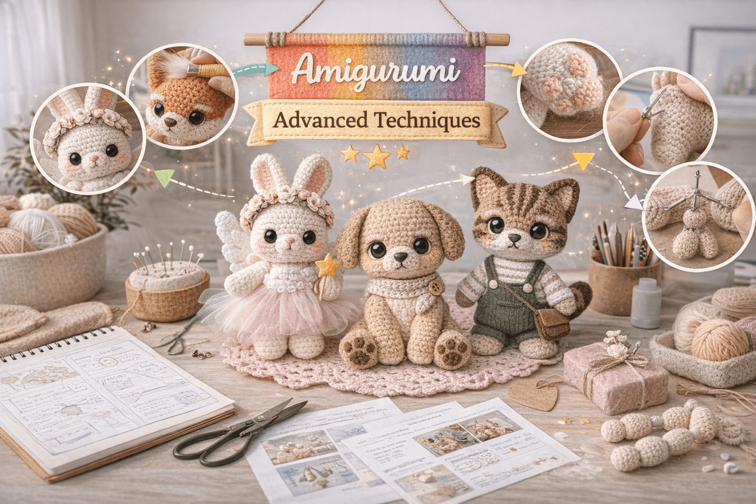 Geavanceerde Technieken om je Amigurumi naar het Volgende Niveau te Tillen – Van Basis tot Professioneel