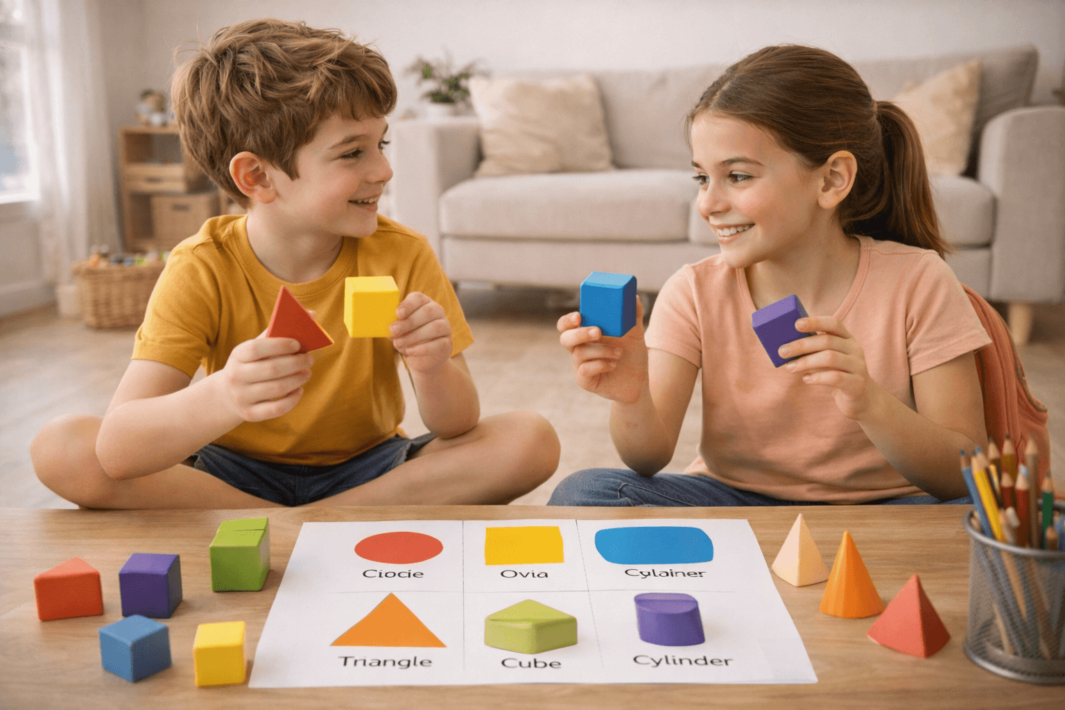 Gids voor Ruimtelijk Inzicht en het Herkennen van Geometrische Vormen bij Kinderen